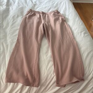 Hollister Pink Sweatpants Relaxed Fit Joggers